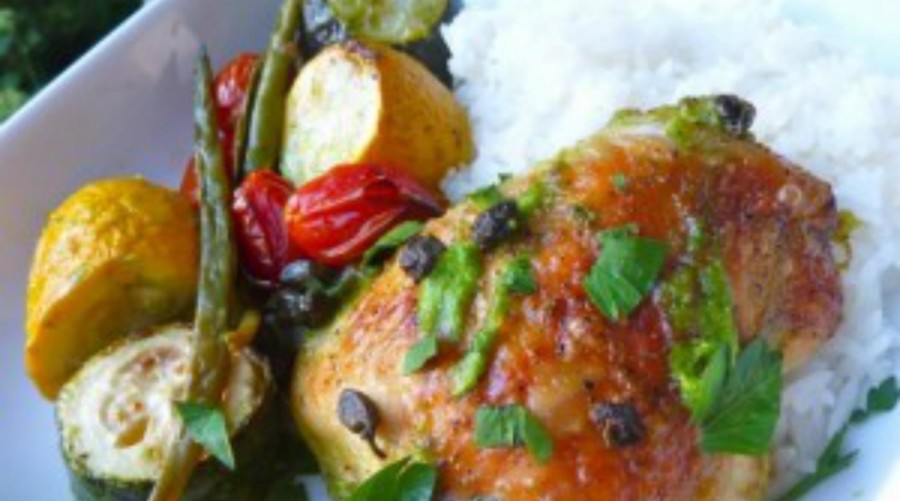 Instant Pot Lemon Chicken with Vegetables and Capers Once A Month Meals