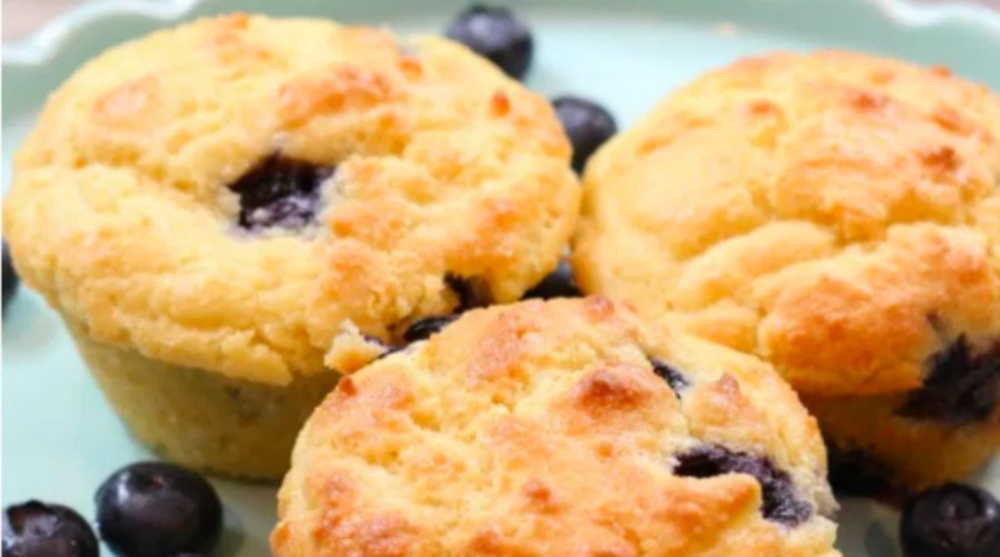 Low Carb Blueberry Muffins | Once A Month Meals