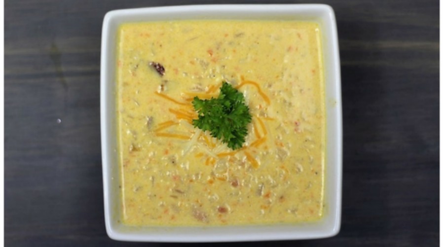 Instant Pot Loaded Cauliflower Soup Dump and Go Dinner Once A Month Meals