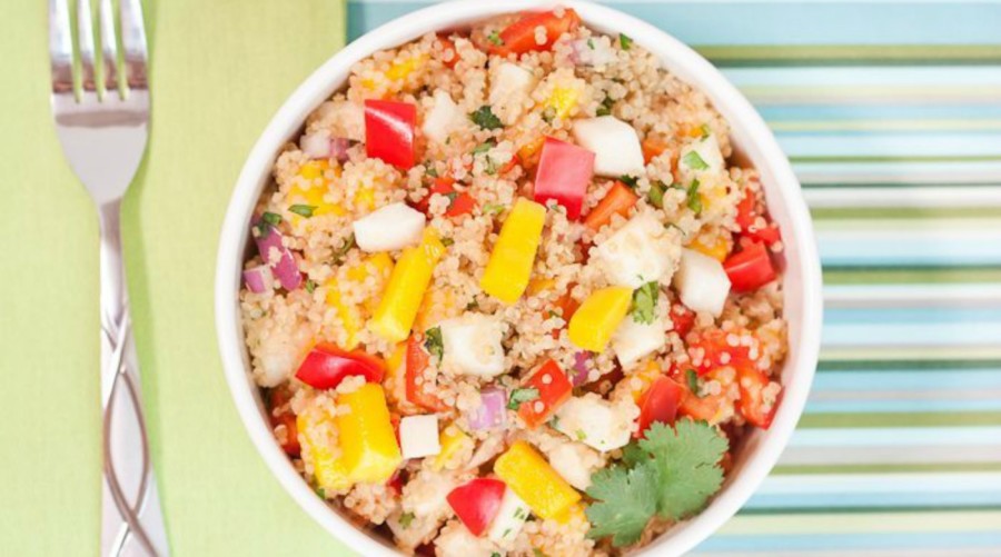 Mango Jicama Quinoa Salad Ready to Eat Dinner Once A Month Meals