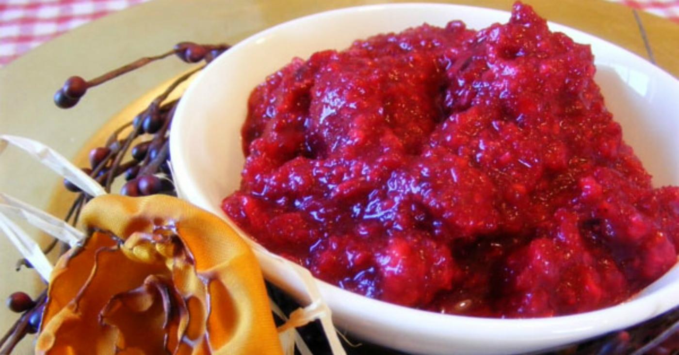 Cranberry Raspberry Relish Once A Month Meals