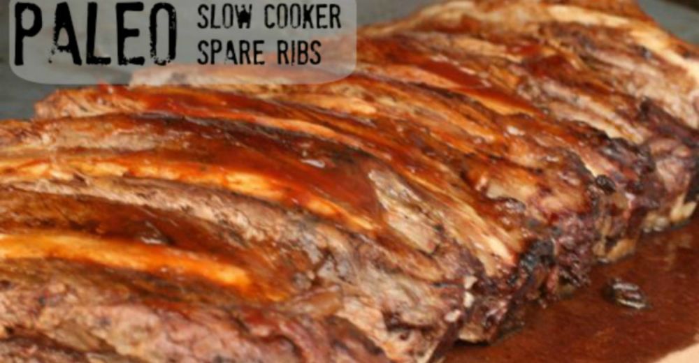 Paleo Slow Cooker Spare Ribs – Once A Month Meals