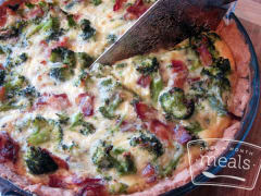 Bacon Broccoli Quiche