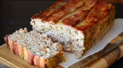 Instant Pot Paleo Bacon Wrapped Meatloaf - Dump and Go Dinner