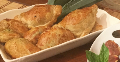 Ham, Gruyere and Leek Empanadas