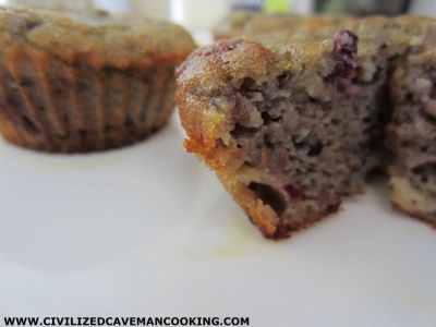 Blackberry Banana Muffins