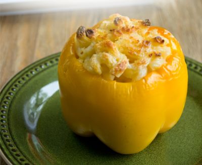 Macaroni and Cheese Stuffed Peppers