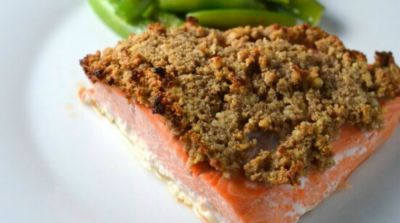 Easy Walnut Crusted Salmon - Ready to Eat Dinner