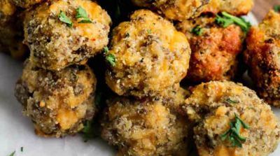 Keto Sausage Balls - Breakfast