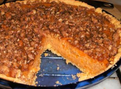 Sweet Potato Streusel Pie