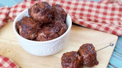 Instant Pot BBQ Meatballs - Plaid and Paleo - Dump and Go Dinner