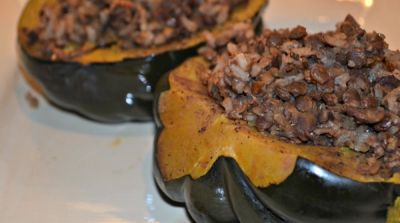 Instant Pot Stuffed Acorn Squash - Dump and Go Dinner