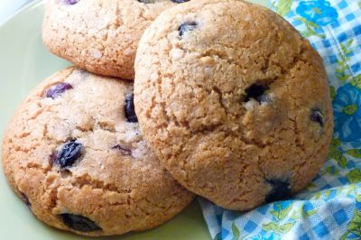 Gluten Free and Dairy Free Blueberry Breakfast Cookies