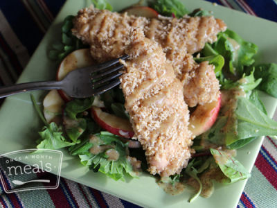 Gluten Free Dairy Free Honey Mustard Chicken Strips - Dump and Go Dinner