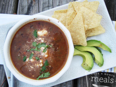 Simple Black Bean Soup - Ready to Eat Dinner