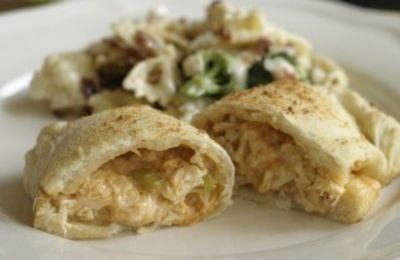 Buffalo Chicken Calzones - Lunch Version