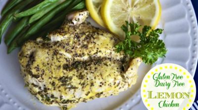 Instant Pot Lemon Chicken - Gluten Free Dairy Free - Dump and Go Dinner