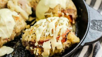 Keto Chicken Cordon Bleu - I Save A to Z - Dinner