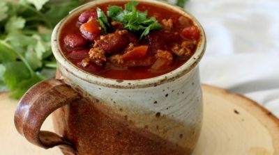 Slow Cooker Turkey Chili - Lunch Version