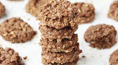 Crunchy Peanut Butter No-Bake Cookies