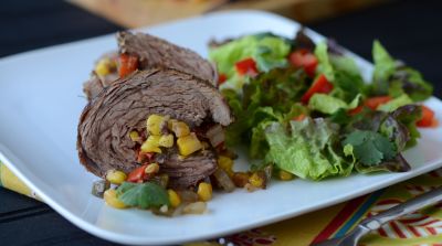 Southwest Flank Steak Pinwheels - Dump and Go Dinner