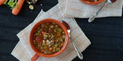 Instant Pot Winter Minestrone - Lunch Version