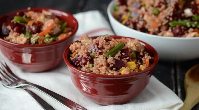 Quinoa Beet Salad - Vegetarian - Dump and Go Dinner