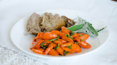 Sauteed Carrots with Sage