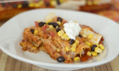 BBQ Chicken Enchiladas - Dump and Go Dinner