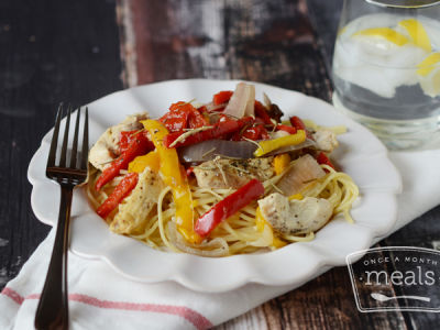 Slow Cooker White Wine and Garlic Chicken - Lunch