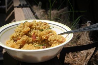 Vegan Curry Peach Quinoa Ready to Eat Dinner