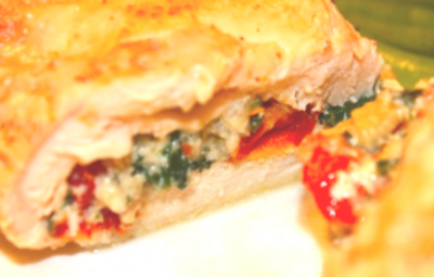 Gluten Free Dairy Free Sundried Tomato Stuffed Chicken - Dump and Go Dinner