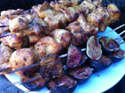 Chicken and Fig Skewers - Dump and Go Dinner