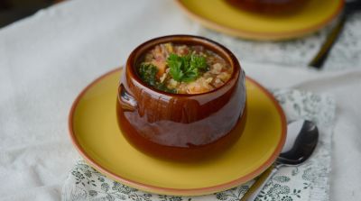 Instant Pot Red Lentil and Quinoa Stew - Dump and Go Dinner