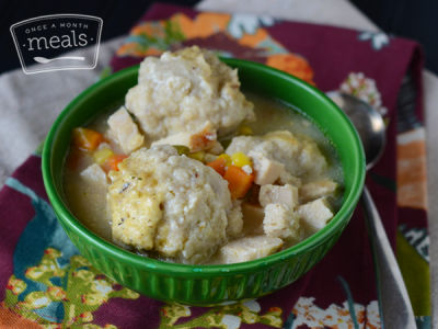 Creamed Turkey and Dumplings - Dump and Go Dinner