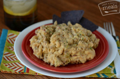 Queso Mac and Cheese - Lunch Version