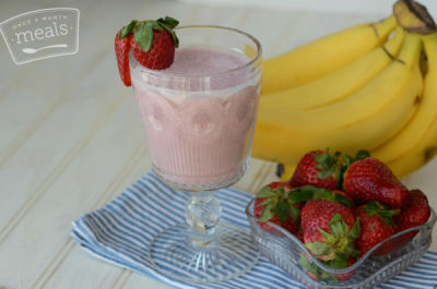 Gluten Free Dairy Free Banana Berry Smoothie