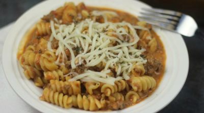 Instant Pot Tomato Mozzarella Pasta - Lunch