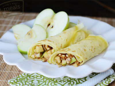 Apple Pecan Crepes