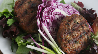 Paleo Asian Turkey Burgers - Dump and Go Dinner