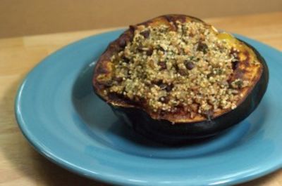 Vegan Stuffed Acorn Squash