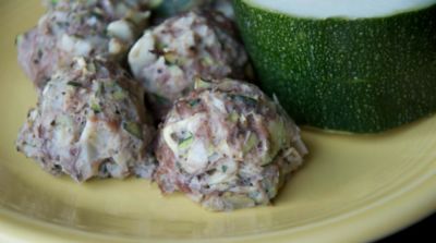 Instant Pot Fresh from the Garden Zucchini Meatballs - Lunch