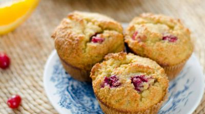 Paleo Cranberry Orange Muffins