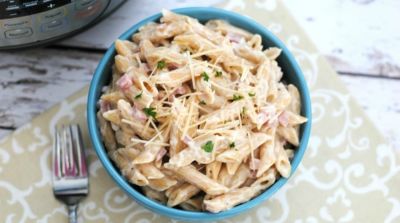 Instant Pot Ham Alfredo - Ready to Eat Dinner