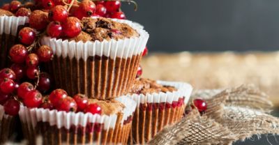 Grain Free Cardamom Currant Muffins