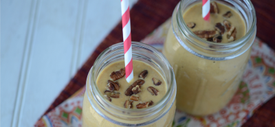 Gluten Free Dairy Free Pumpkin Pecan Smoothie