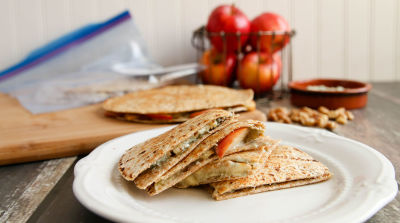 Apple, Walnut, Gorgonzola Quesadillas - Ready to Eat Dinner