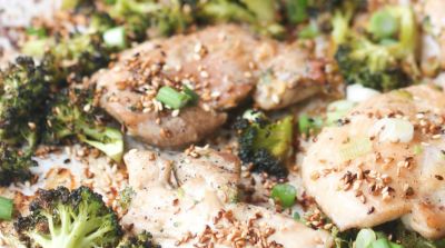 Sheet Pan Chicken and Broccoli - Dump and Go Dinner