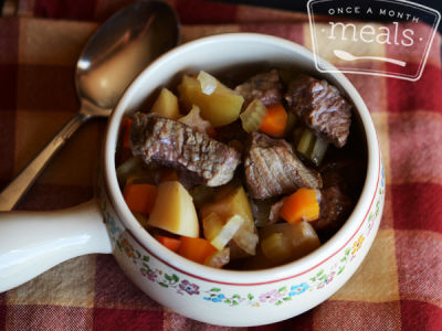 Apple Cider Beef Stew - Dump and Go Dinner