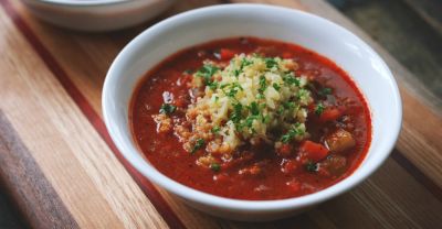 Instant Pot Stuffed Pepper Soup with Cauliflower Rice - Dump and Go Dinner